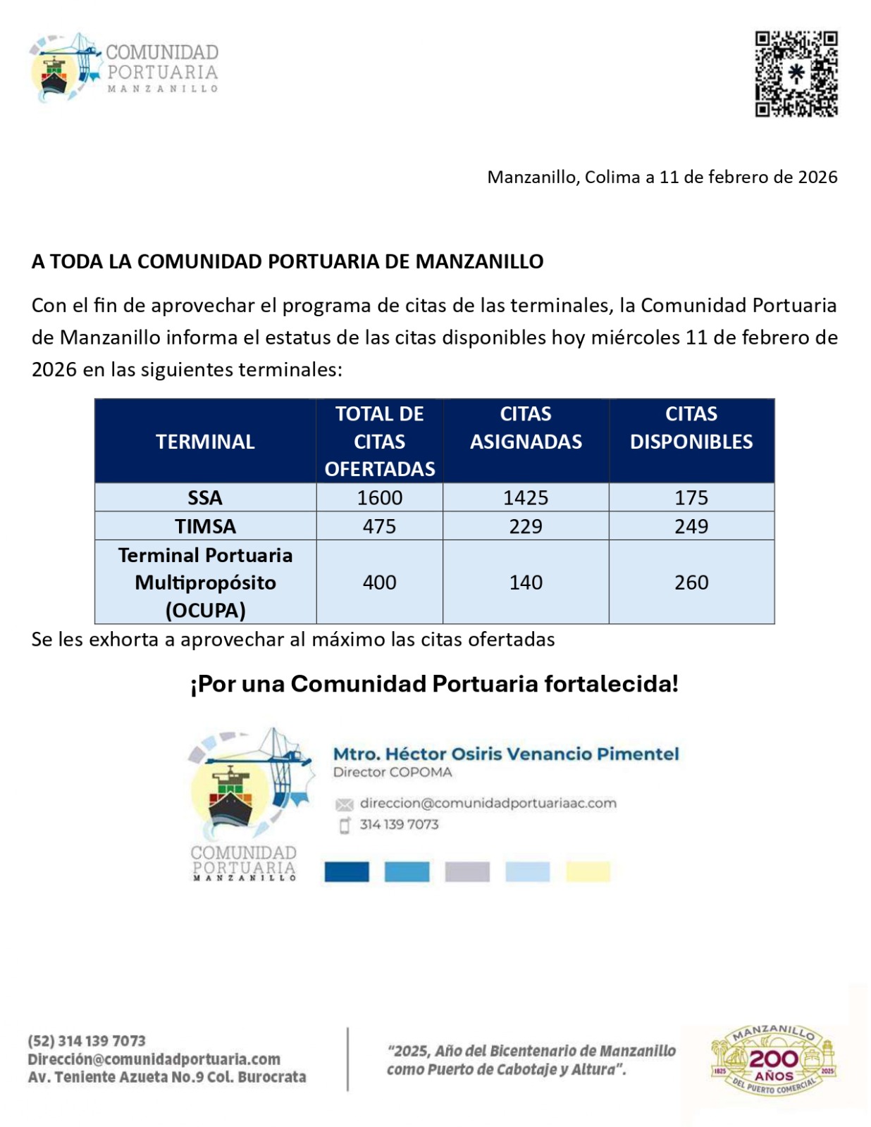 Copoma Estatus Citas